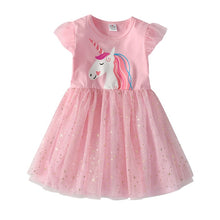 Load image into Gallery viewer, Unicorn Girls Dress