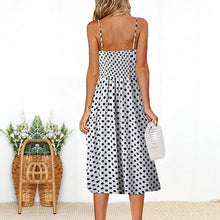 Load image into Gallery viewer, Button strip v-neck strapless