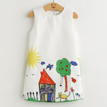 Load image into Gallery viewer, Animals Printed Princess Dress