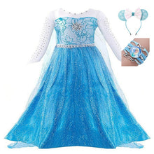 Load image into Gallery viewer, Girls Fancy Queen Elsa Costume