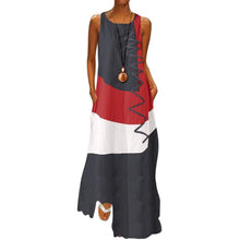 Load image into Gallery viewer, Color Stitching Maxi Dress
