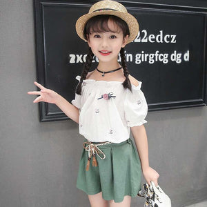 Vest + Floral Pants 2PCS Costumes