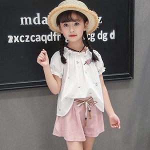 Vest + Floral Pants 2PCS Costumes