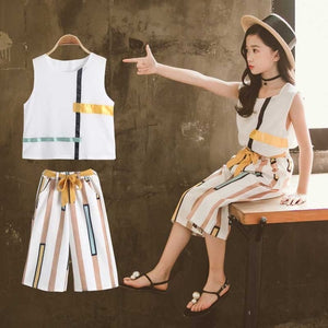 Vest + Floral Pants 2PCS Costumes
