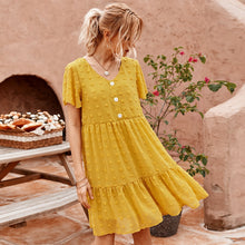 Load image into Gallery viewer, boho Chiffon ladies Sundress clothes
