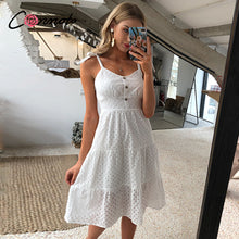 Load image into Gallery viewer, summer beach casual white robe  dresses
