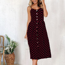 Load image into Gallery viewer, Button strip v-neck strapless
