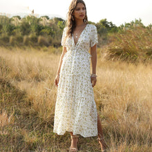 Load image into Gallery viewer, White Long Women Dress
