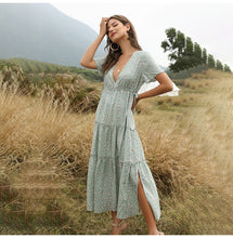 Load image into Gallery viewer, White Long Women Dress
