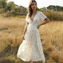 Load image into Gallery viewer, White Long Women Dress
