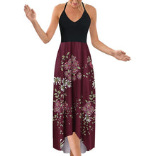 Load image into Gallery viewer, V-neck  Sleeveless Long Dress
