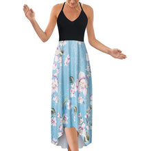 Load image into Gallery viewer, V-neck  Sleeveless Long Dress
