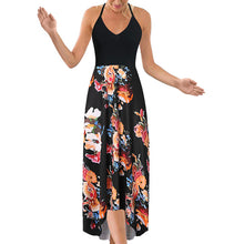 Load image into Gallery viewer, V-neck  Sleeveless Long Dress
