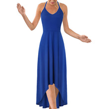 Load image into Gallery viewer, V-neck  Sleeveless Long Dress
