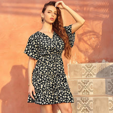 Load image into Gallery viewer, French Retro  Party Dress

