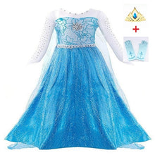 Load image into Gallery viewer, Girls Fancy Queen Elsa Costume
